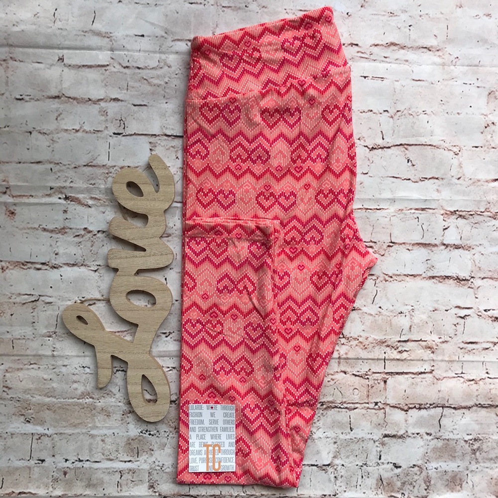 ❤️2 for $16❤️LuLaRoe Valentines Leggings Hearts TC